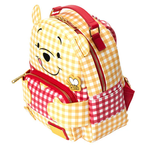 Disney Winnie the Pooh Gingham Leather Backpack by Loungefly - Image 2