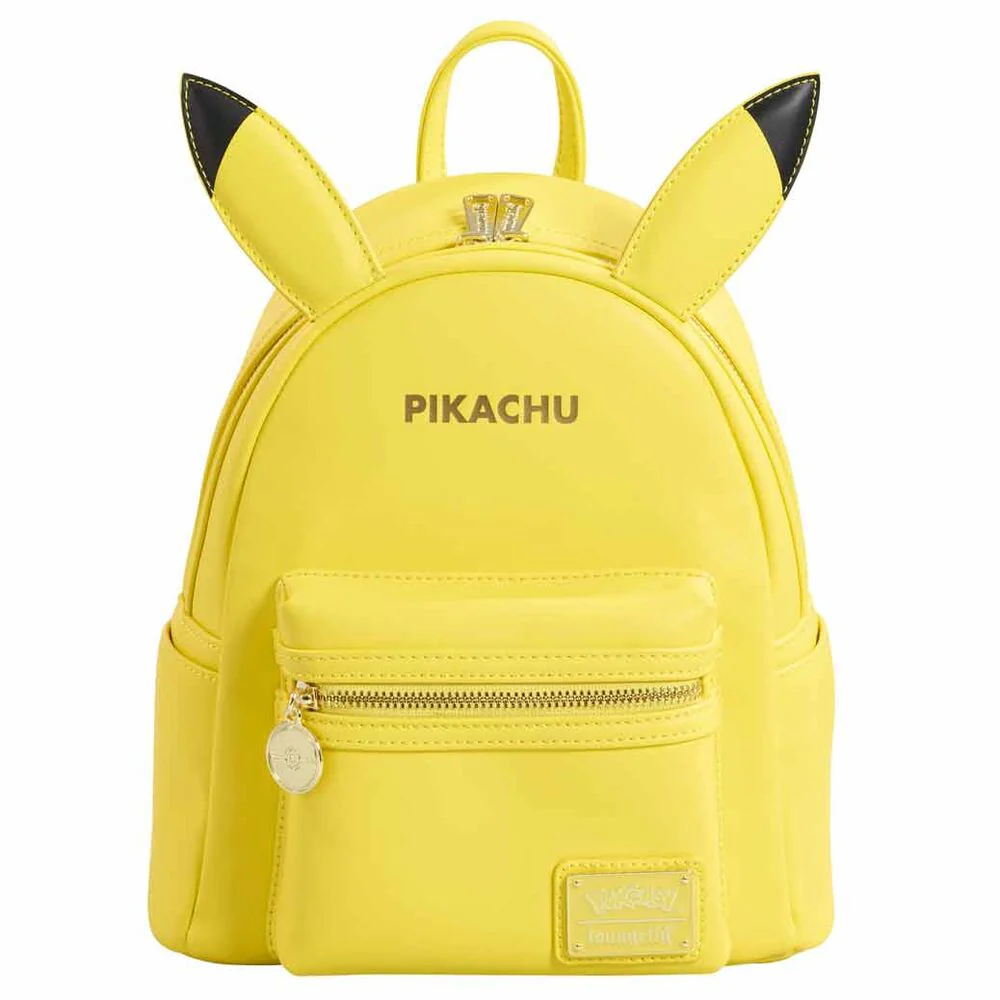 Loungefly Leather: Pokemon Pikachu Minimalist Mini Backpack