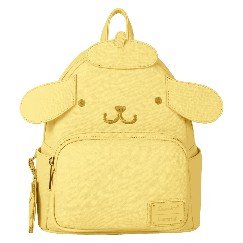 Loungefly Leather: Sanrio Pompompurin Clean Mini Backpack