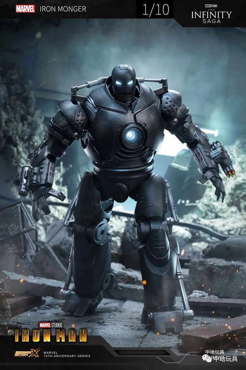Marvel 10th Anniversary Iron Mango Action Figure By ZD Toys - Image 2