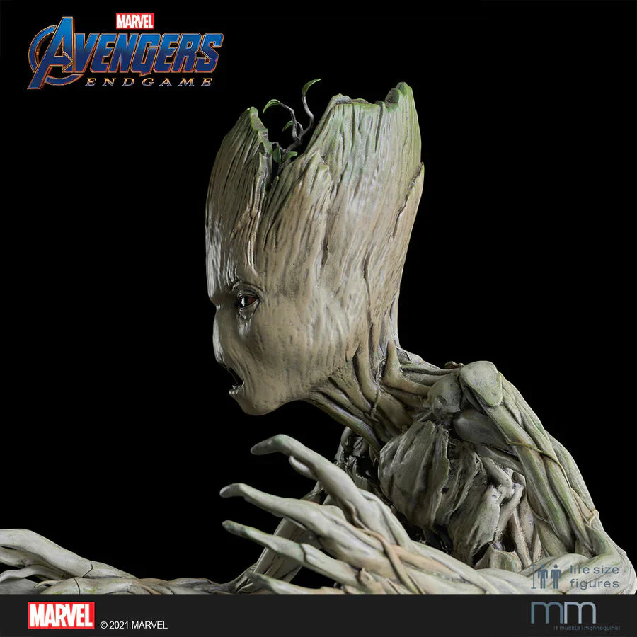 Marvel Avengers Endgame Teenage Groot Lifesize Statue by Muckle Manequins - Image 3