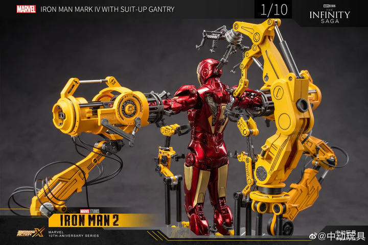 Marvel Iron Man Armor Dismantling Tab Action Figure By ZD Toys - Image 8