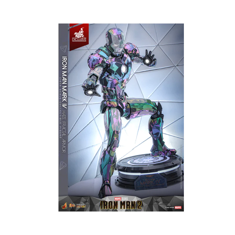Marvel Iron Man Mark Iv Haze Fractal Armor Articulated Figures 1/6 Scale By Hot Toys - Image 10