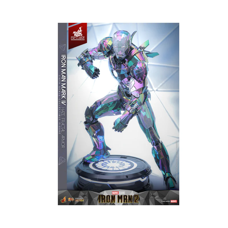 Marvel Iron Man Mark Iv Haze Fractal Armor Articulated Figures 1/6 Scale By Hot Toys - Image 16