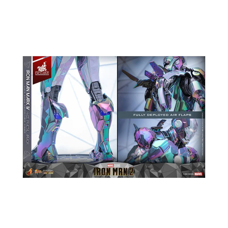 Marvel Iron Man Mark Iv Haze Fractal Armor Articulated Figures 1/6 Scale By Hot Toys - Image 18