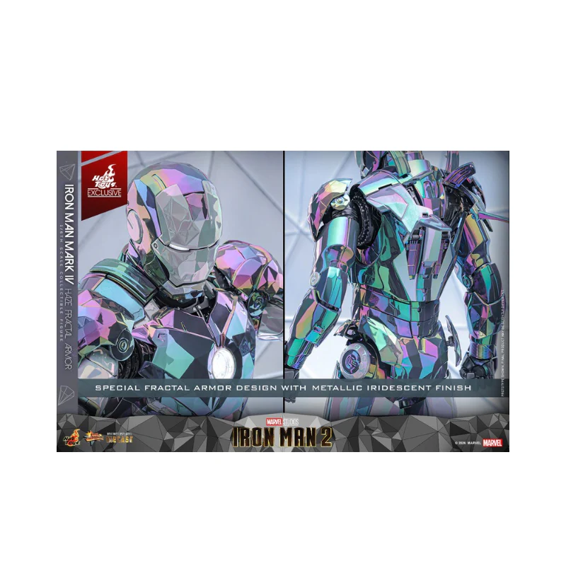 Marvel Iron Man Mark Iv Haze Fractal Armor Articulated Figures 1/6 Scale By Hot Toys - Image 19