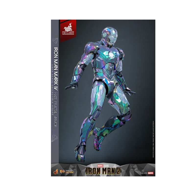 Marvel Iron Man Mark Iv Haze Fractal Armor Articulated Figures 1/6 Scale By Hot Toys - Image 8