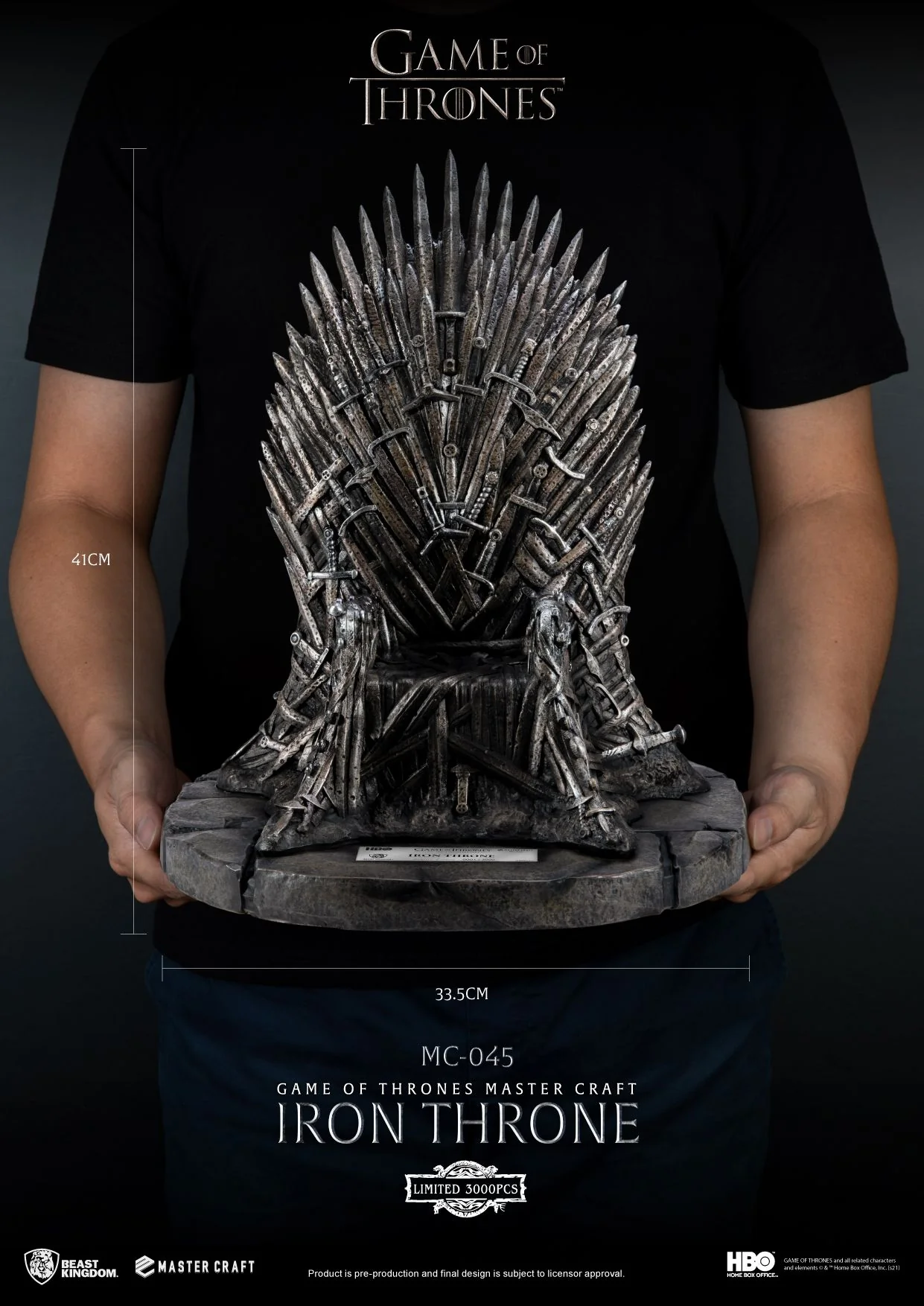 Game of Thrones Iron Throne Master Craft Statue by Beast Kingdom (MC-045) - Image 2