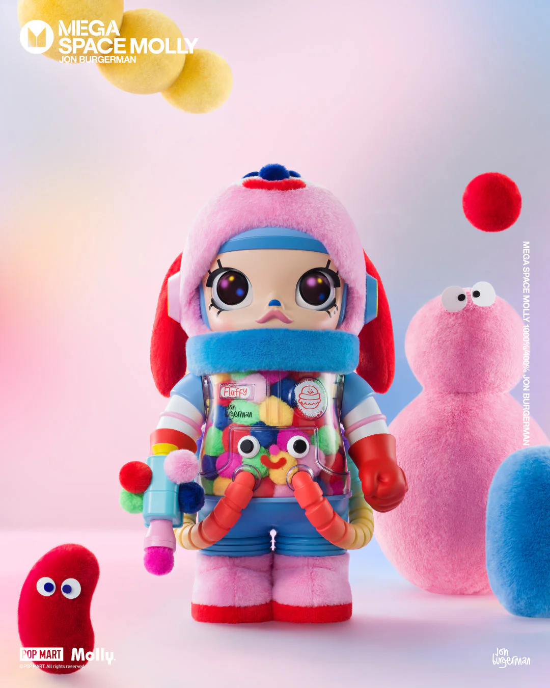 Mega Space Molly 400% Burgerman By Pop Mart - Image 3