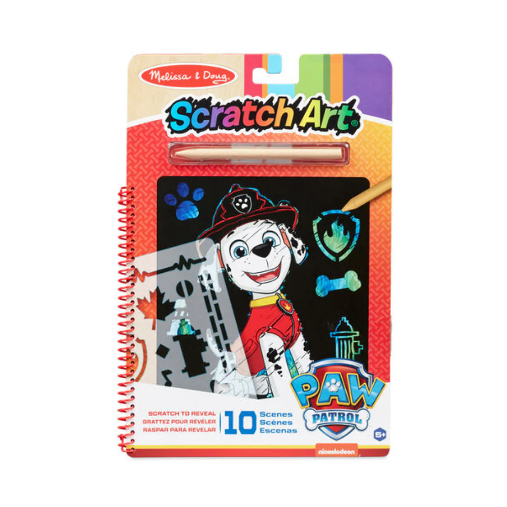 Melissa and Doug Paw Patrol Scratch Art Pad - Marshall