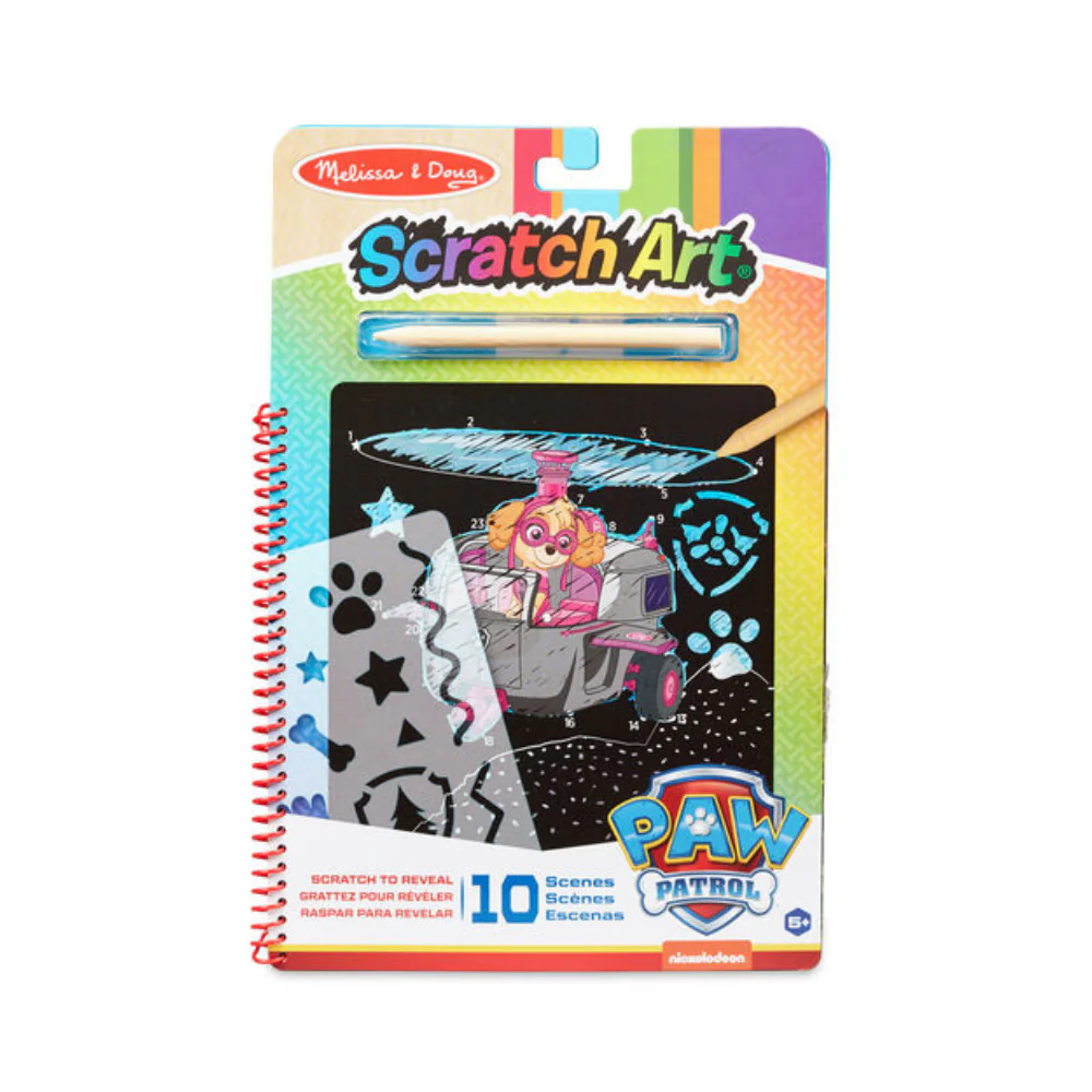 Melissa and Doug Paw Patrol Scratch Art Pad - Skye