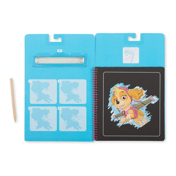 Melissa and Doug Paw Patrol Scratch Art Pad - Skye - Image 3