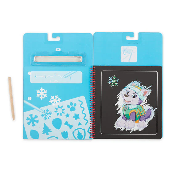 Melissa and Doug Paw Patrol Scratch Art Pad - Skye - Image 4