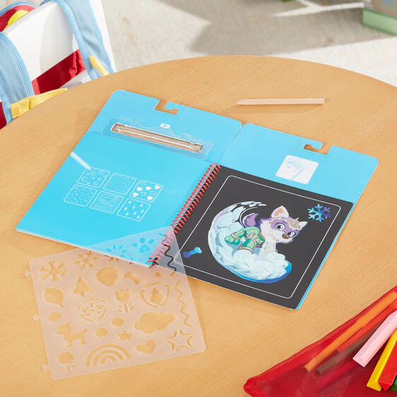 Melissa and Doug Paw Patrol Scratch Art Pad - Skye - Image 5