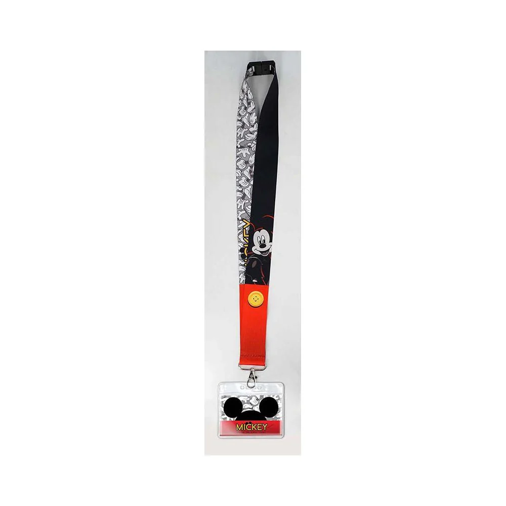 Mickey Deluxe Lanyard with Card Holder