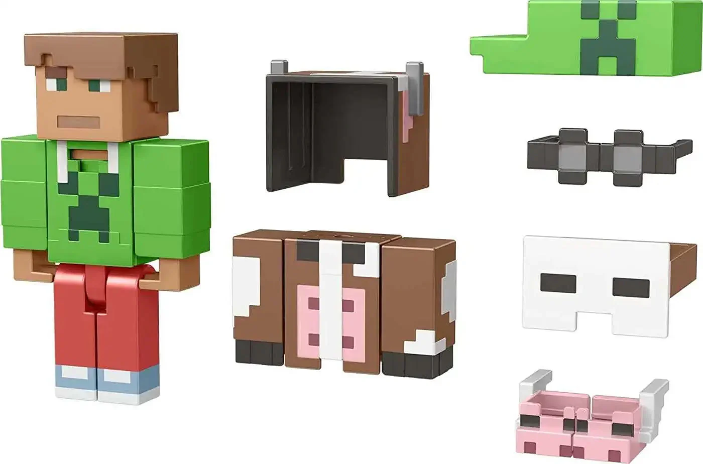 Minecraft Creator Series Hoodie with Mooing Hoodie Action Figure by Mattel - Image 2