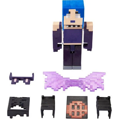 Minecraft Creator Series Spooky Purple Wings Collectable 3" Action Figure - Image 3