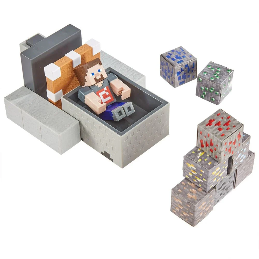 Minecraft Minecart Mayhem Playset - Image 3