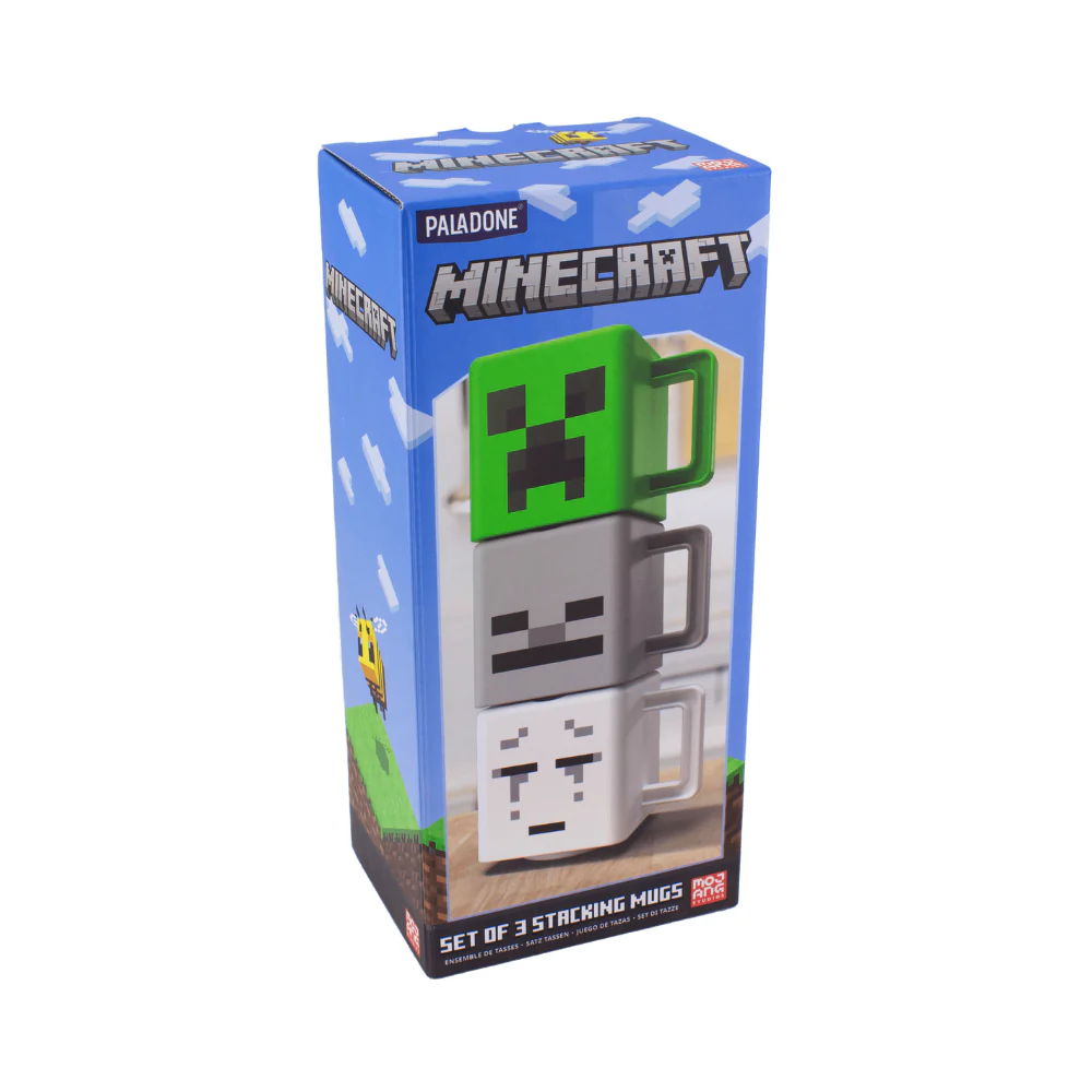 Minecraft Stacking Mugs x3 by Paladone