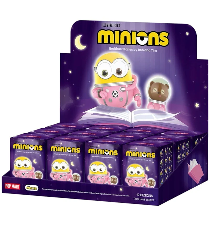 Minions Bedtime Stories By Bob And Tim Series Figures By Pop Mart - Image 3