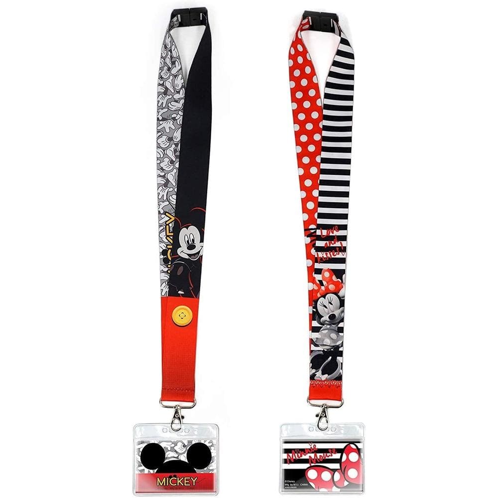 Minnie Deluxe Lanyard with Card Holder