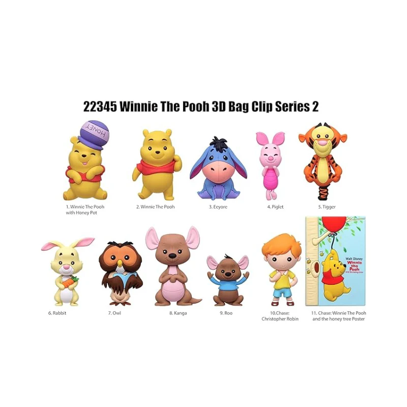 Monogram Winnie the Pooh 3D Foam Bag Clip Series 2 - Image 2