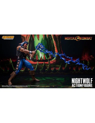 Mortal Kombat Night Wolf Action Figure By Storm Collectibles - Image 5