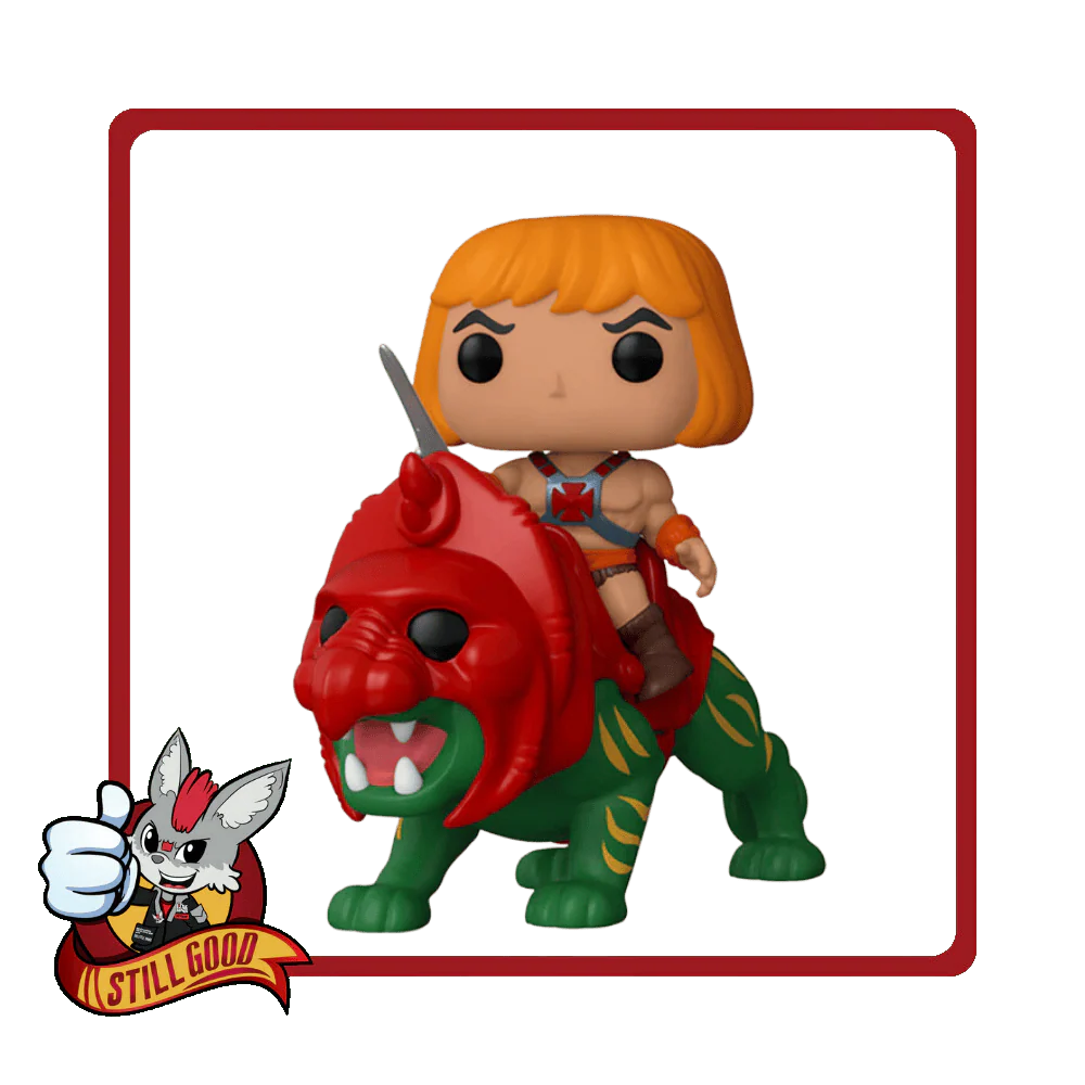Funko MOTU- He-Man On Battle Cat [DAMAGED BOX]