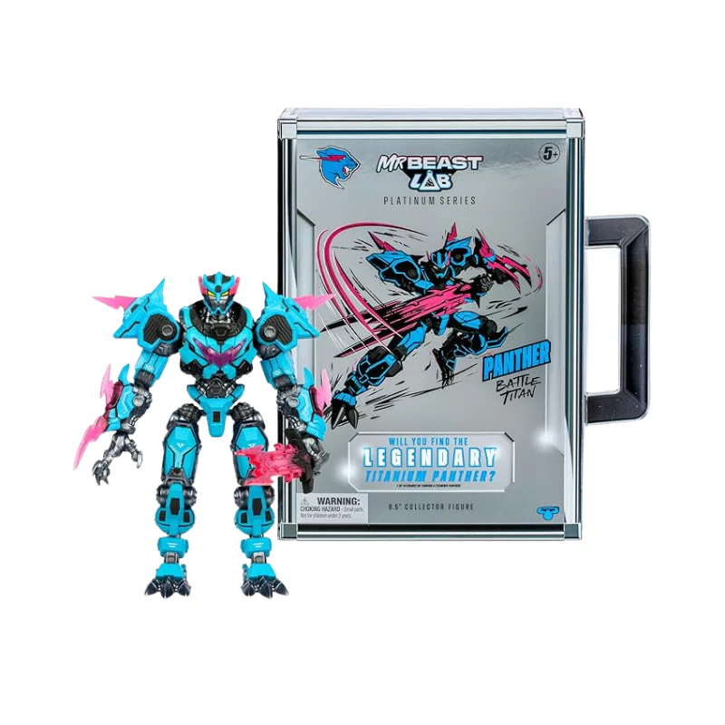MR BEAST LAB PLATINUM SERIES S2 W1 COLLECTOR FIGURE PANTHER By Moose Toys - Image 2