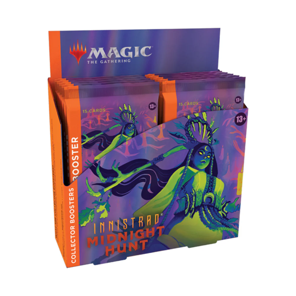 Magic The Gathering: Innistrad: Midnight Hunt Collector's Booster Display (12 Packs) - EN