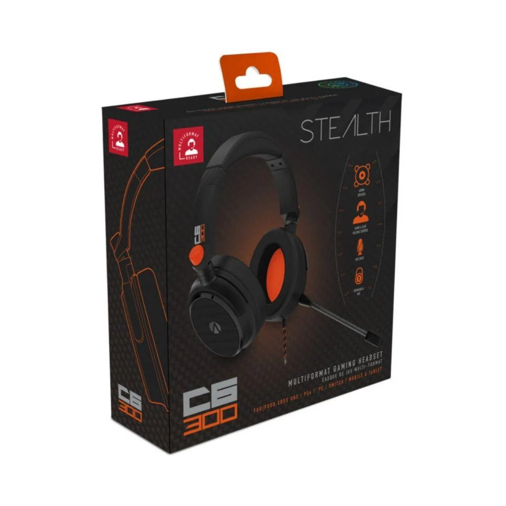 Multiformat Stereo HS Wired Stealth C6 300