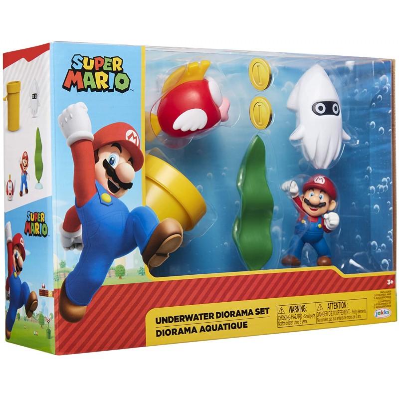 Nintendo 2.5" Fig 5-Pack Underwater Diorama Set - Image 4