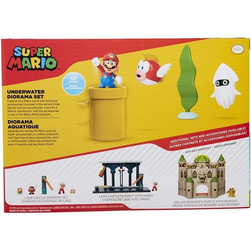 Nintendo 2.5" Fig 5-Pack Underwater Diorama Set - Image 5