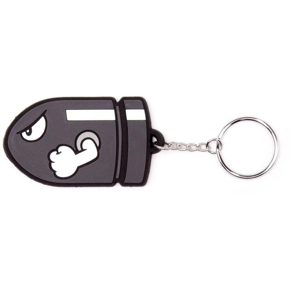 Nintendo - Bullet Bill Rubber Keychain