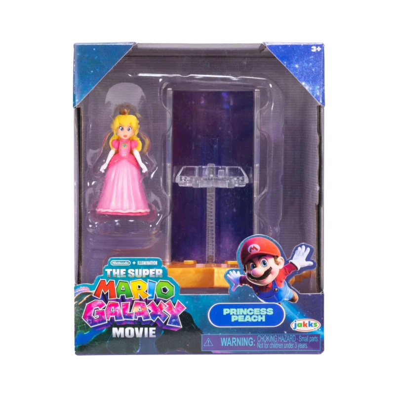Nintendo Super Mario 2 Movie Mini Fig Princess w/Feat Accy Wave #1 Ass By Jakks Pacific - Image 2