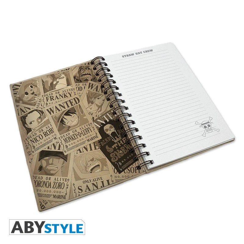 One Piece "Wanted Luffy"  Notebook by Abystyle - Image 3