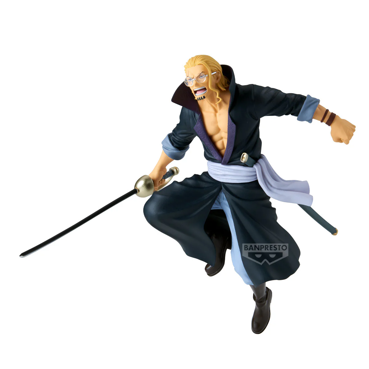 One Piece Silver Rayleigh BATTLE RECORD COLLECTION Figure By Banpresto