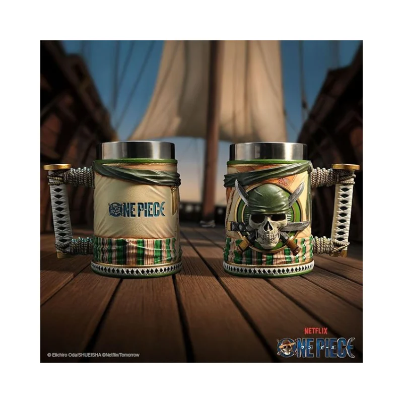 One Piece Zoro Tankard 16cm Display By Nemesis Now - Image 5