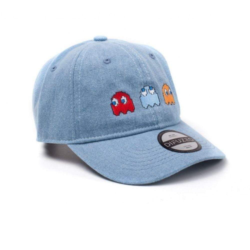 Pac-man - 2D Embroidery Stone Washed Denim Dad Cap - Image 2