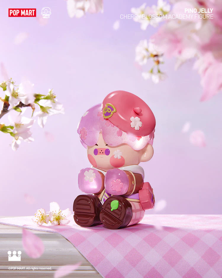 Pino Jelly Cherry Blossom Academy Figure By Pop Mart - Image 2