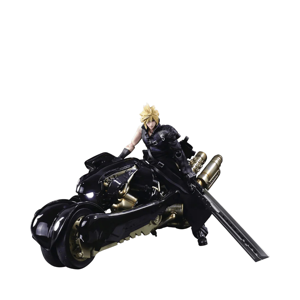 Square Enix Final Fantasy VII: Advent Children: Cloud Strife & Fenrir Play Arts Kai Action Figure