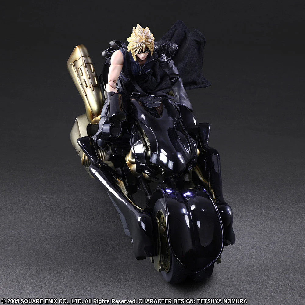 Square Enix Final Fantasy VII: Advent Children: Cloud Strife & Fenrir Play Arts Kai Action Figure - Image 3