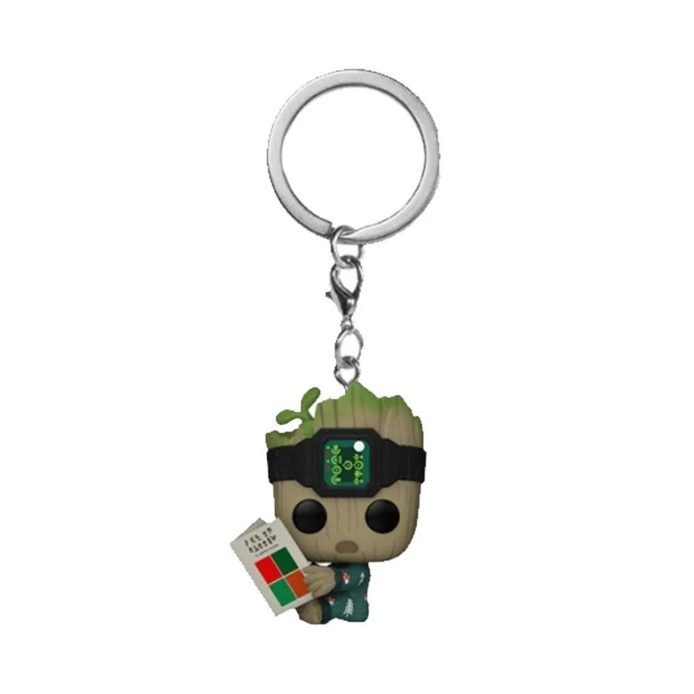 Funko Keychain : Marvel: I Am Groot - Groot in Pajama with Book