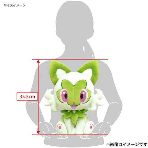 Pokemon Potehug Cushion Sprigatito (L) Plush By Pokemon Center - Image 2