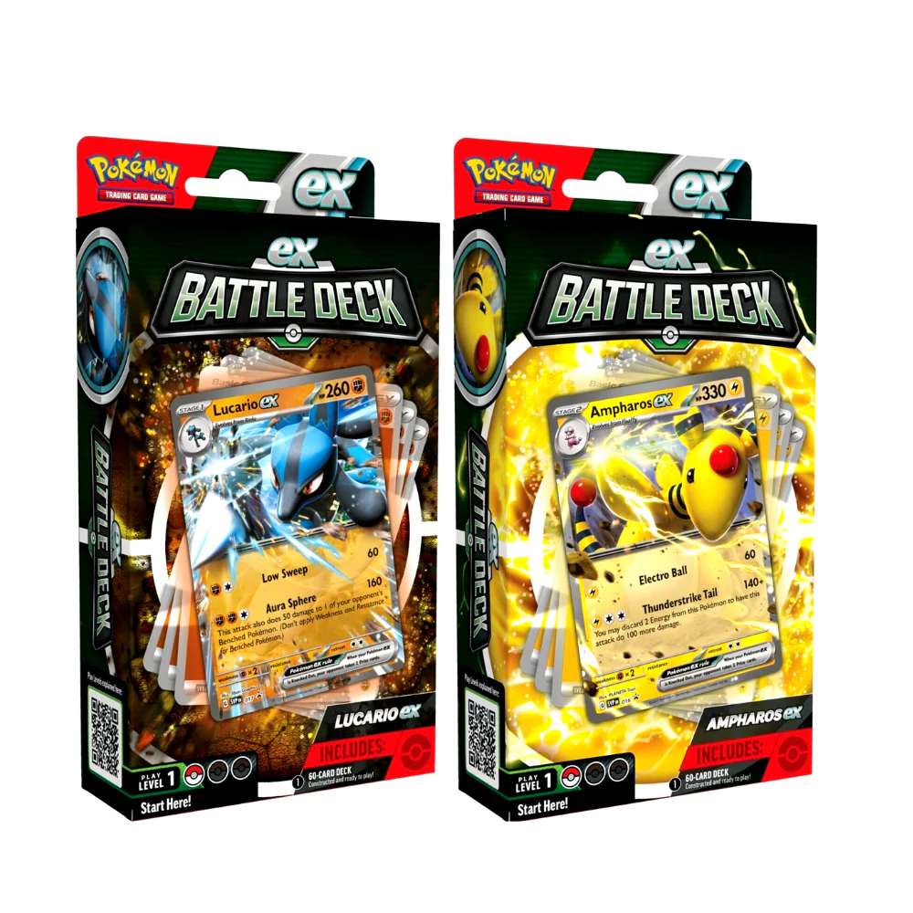 Pokemon TCG: Ex Battle Deck (Lucario / Ampharoas) (1 Random)