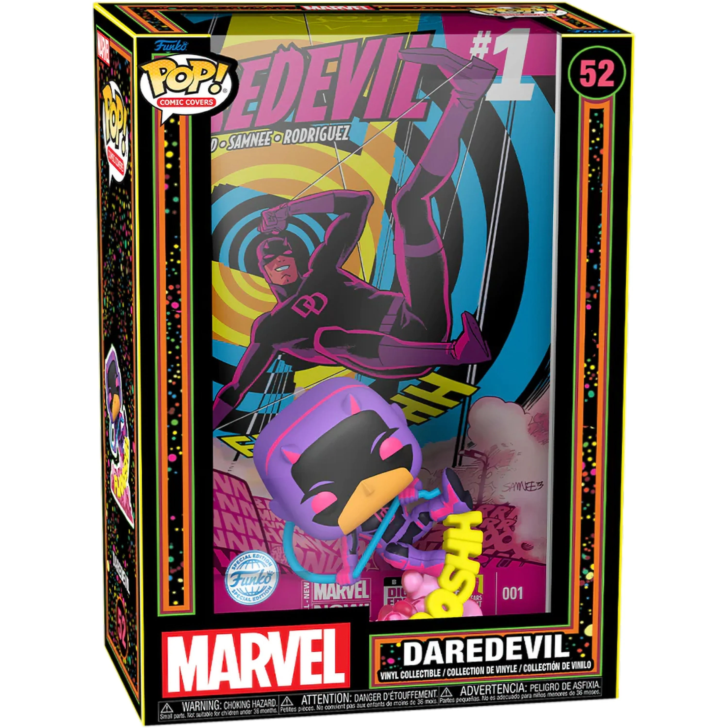 Pop Comic Cover! Marvel: Daredevil #220 (BLKLT)(Exc) - Image 2