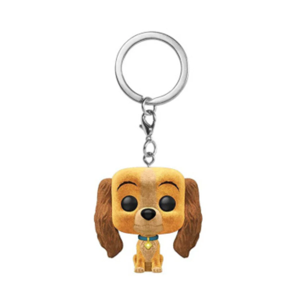 Funko Keychain : Disney Lady and the Tramp - Lady (Flocked)