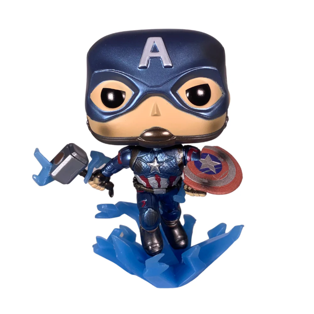 Funko : Marvel Avengers Endgame - Captain America with Hammer (Glow in the Dark)