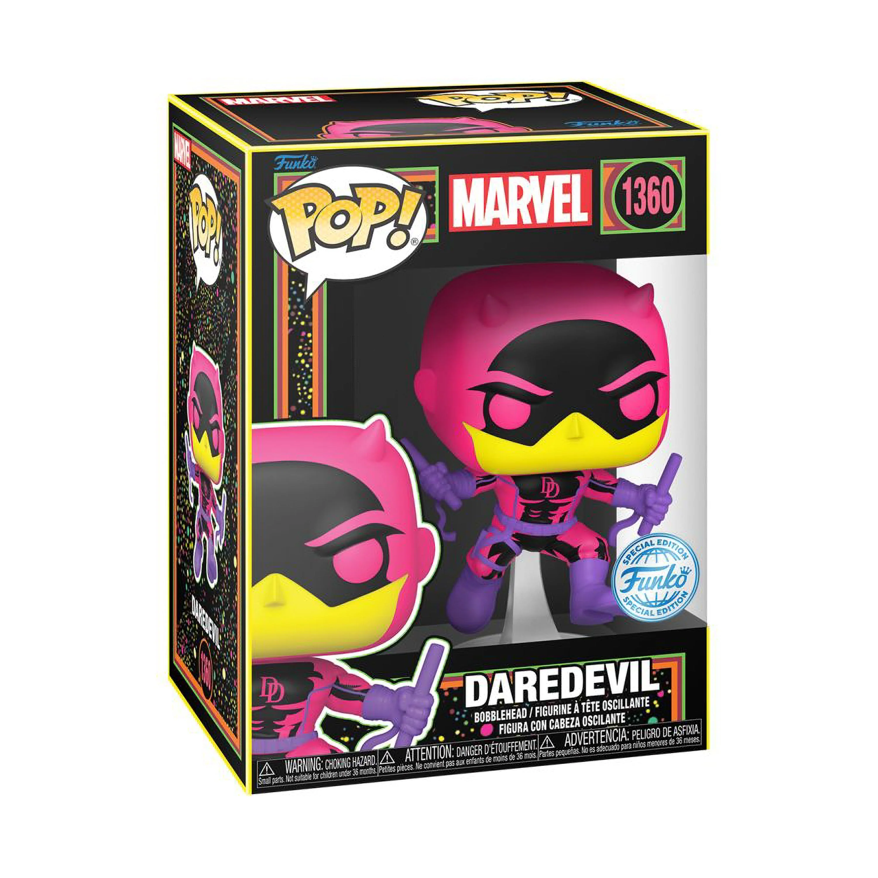 Pop! Marvel: Classic Daredevil (BLKLT)(Exc) - Image 2