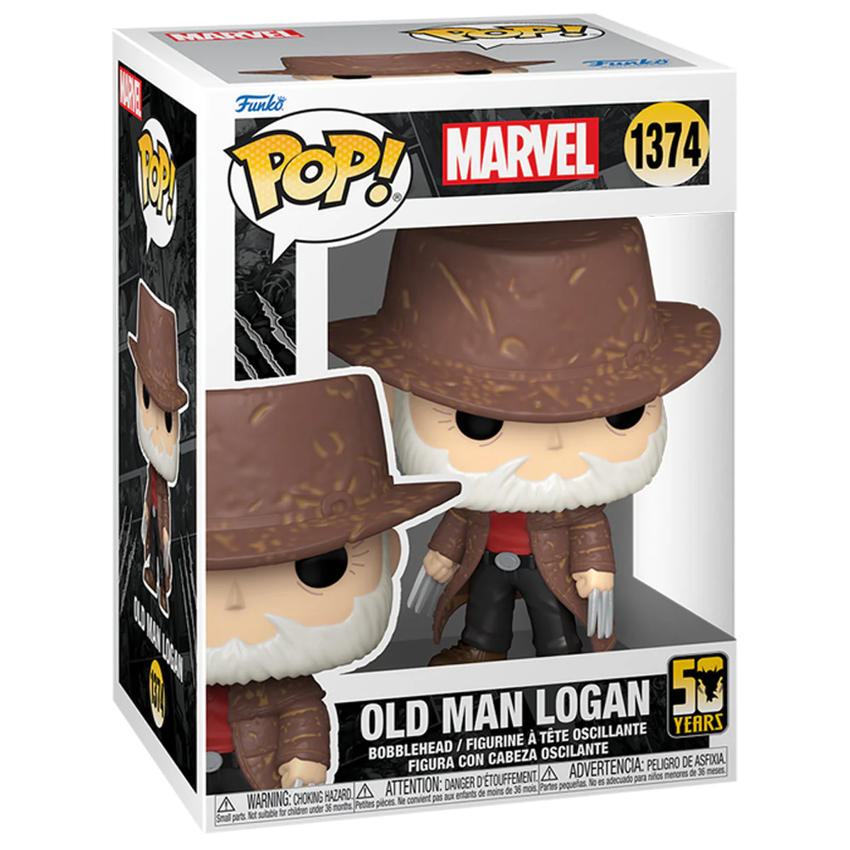 Pop! Marvel: Wolverine 50th - Ultimate Old Man Loga - Image 2
